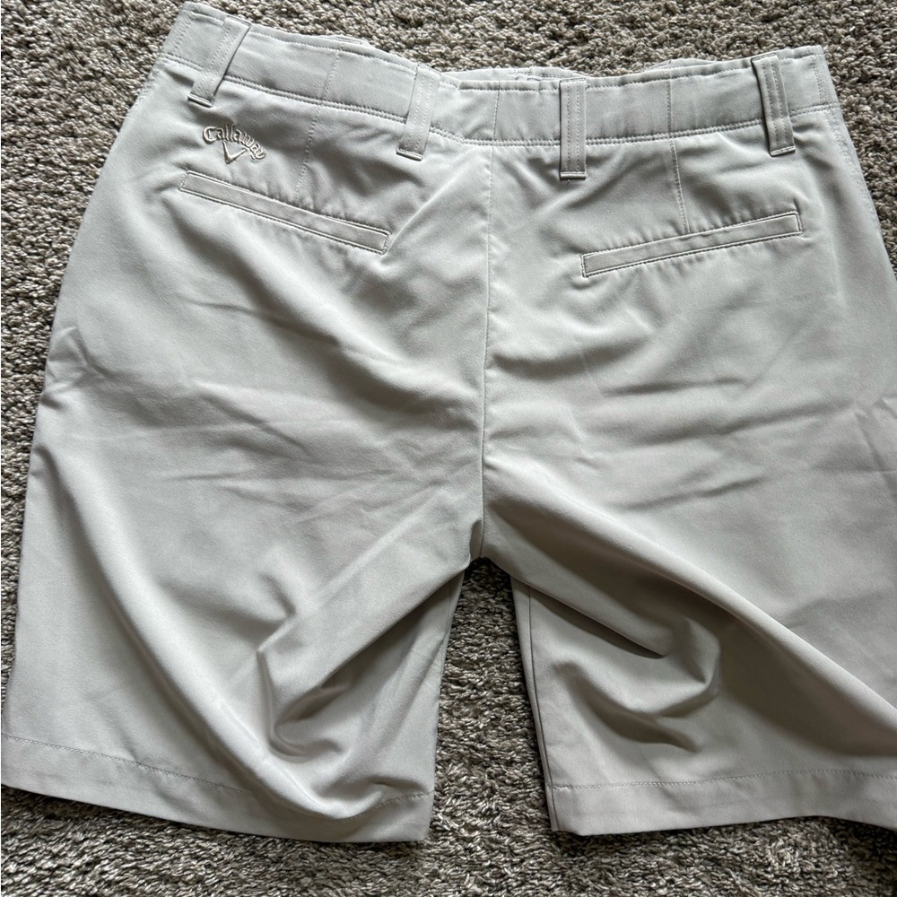Callaway Men's Light Beige Golf Shorts